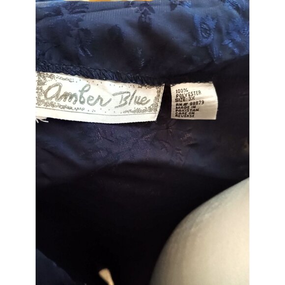 Amber Blue Pajama Set Size  3XL - Picture 5 of 9